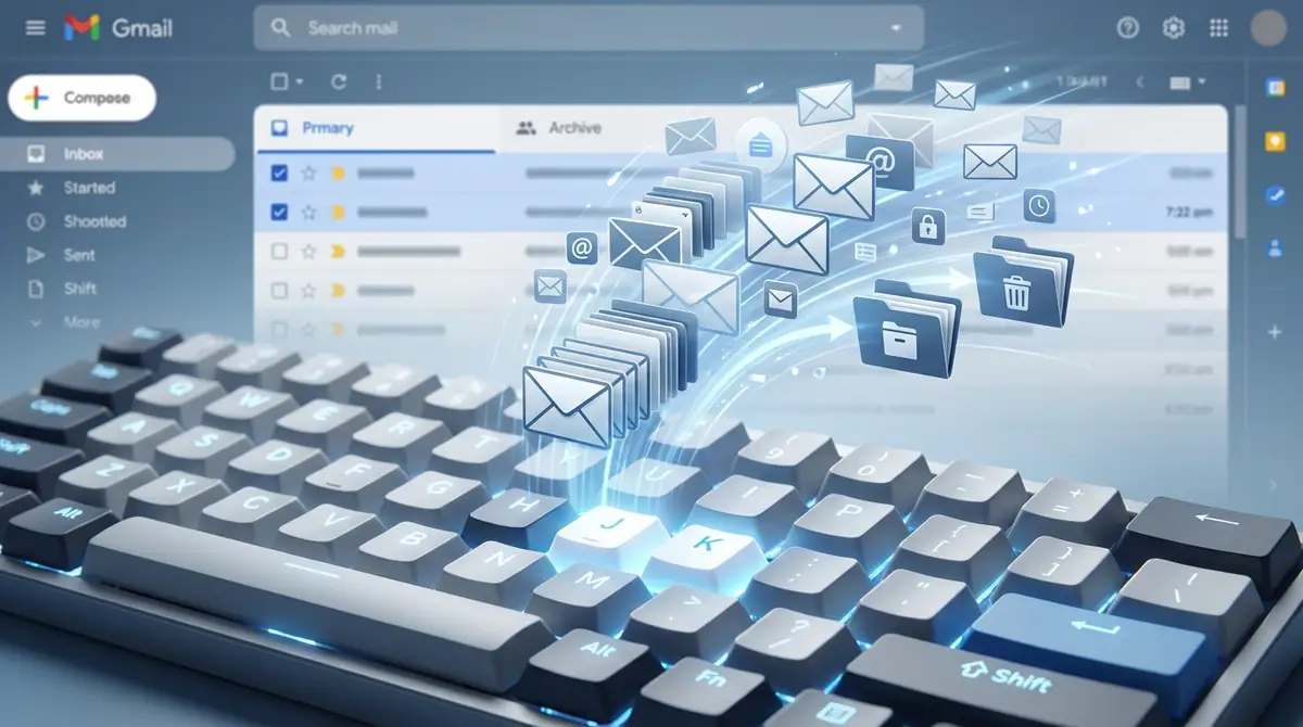 ショートカットキーでGmailの一括操作を効率化する方法