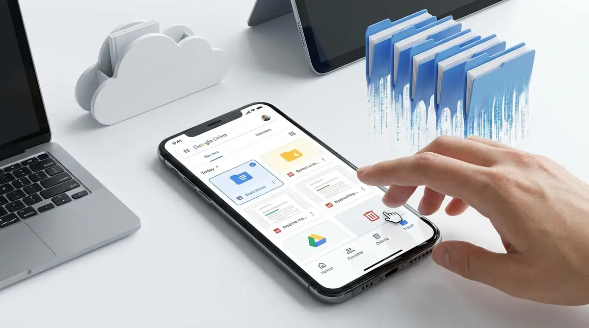 スマホアプリからGoogle Driveを整理・削除する方法